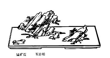 Chinese landscape on plate (51)