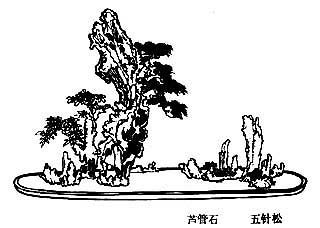 Chinese landscape on plate (112)